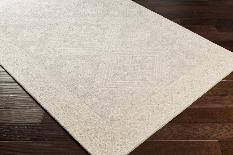 Paloma Traditional Gray And Ivory Area Rug - The Rug Decor