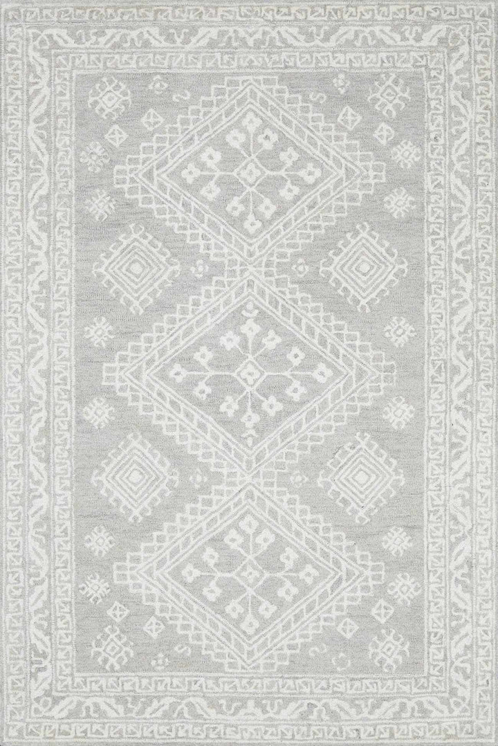 Paloma Traditional Gray And Ivory Area Rug - The Rug Decor