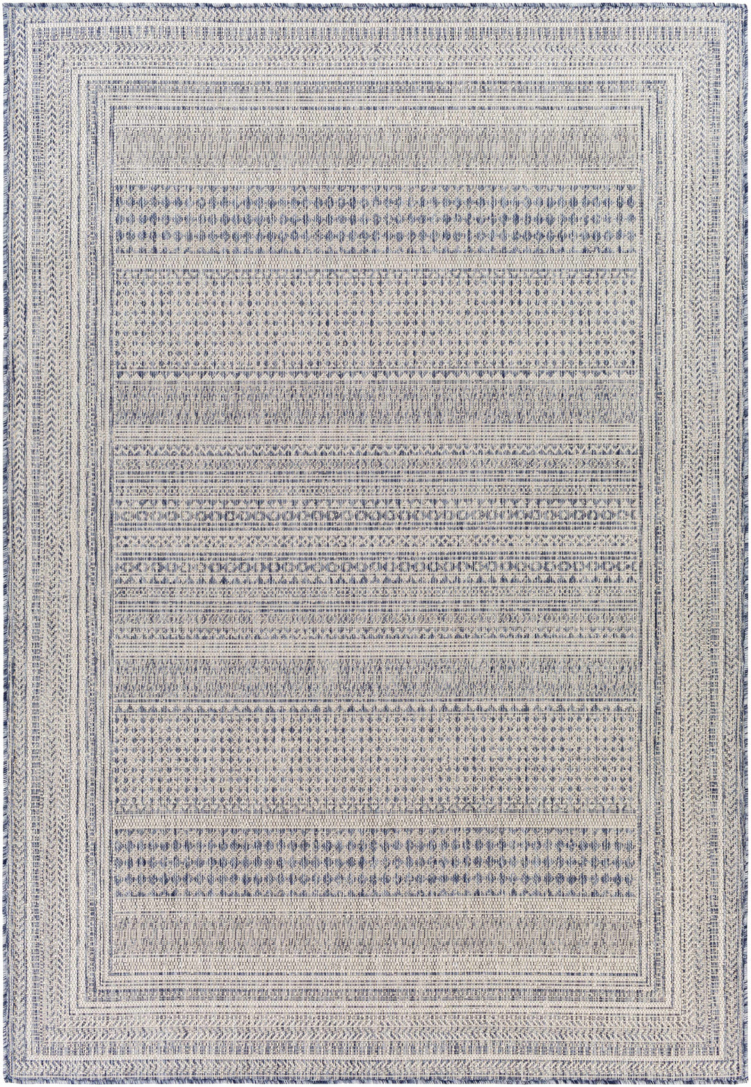Panaytayon Modern Style Blue And Beige Outdoor Area Rug