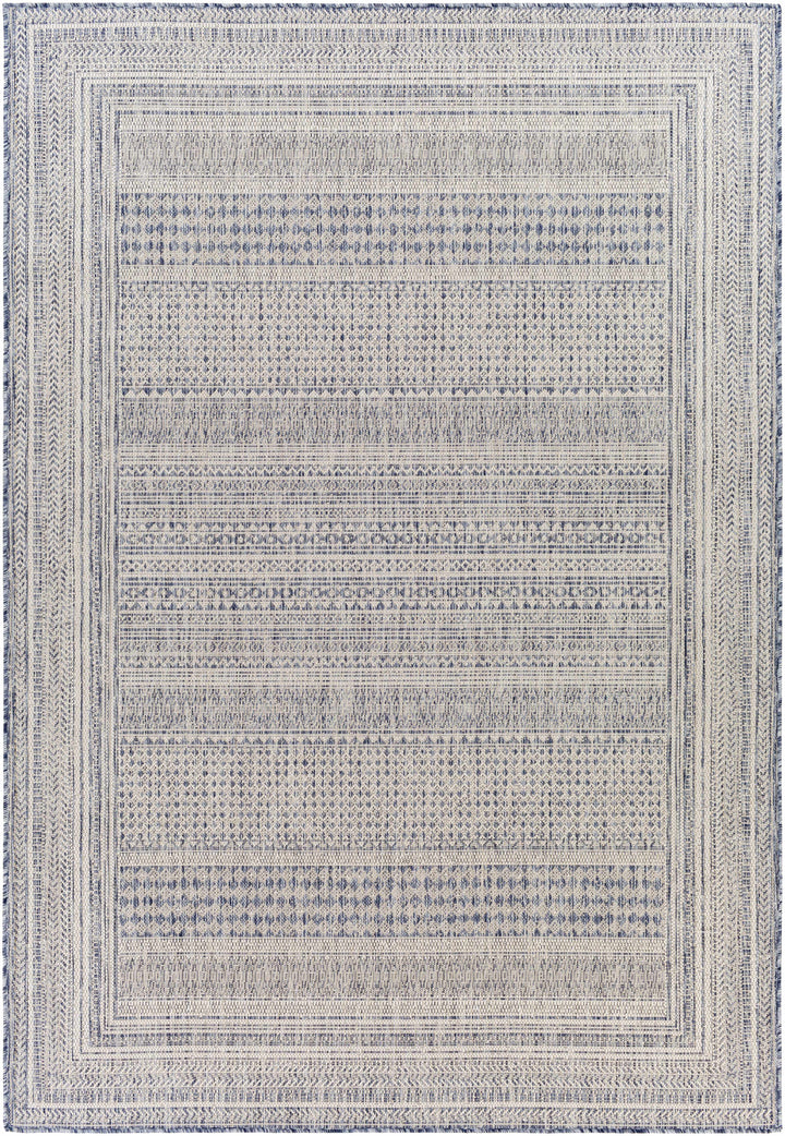 Panaytayon Modern Style Blue And Beige Outdoor Area Rug