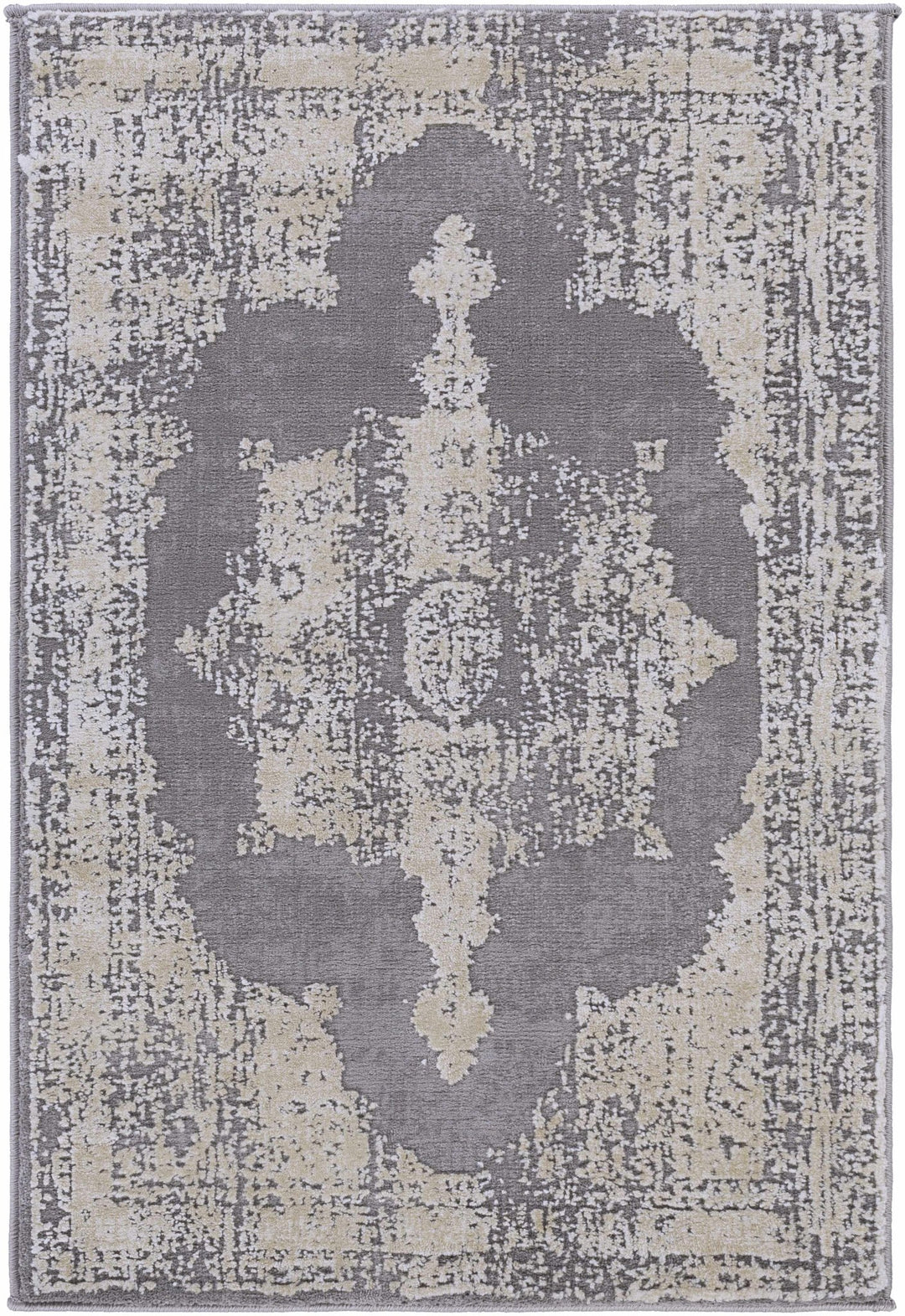 Paola Traditional Style Gray And Beige Area Rug - The Rug Decor
