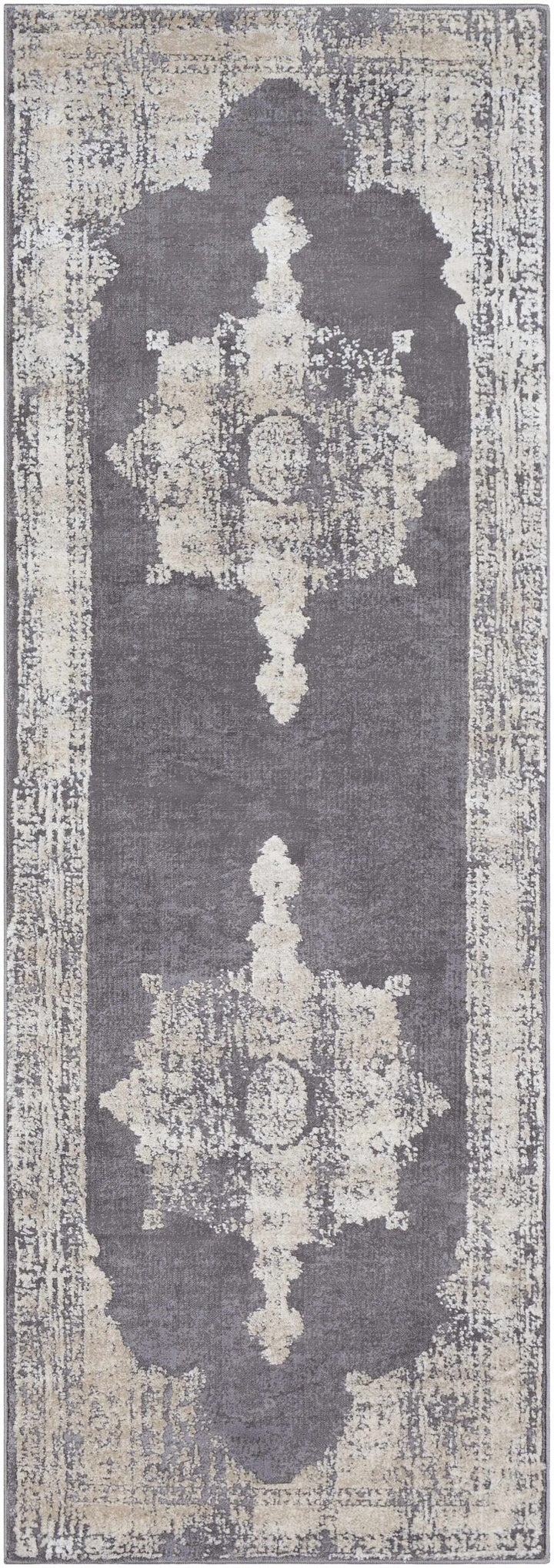 Paola Traditional Style Gray And Beige Area Rug - The Rug Decor