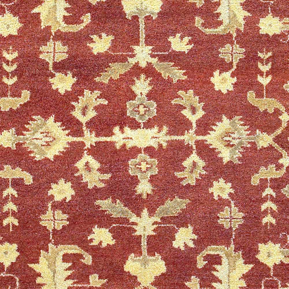 Parkhill Traditional Style Olive & Rust Hand Knotted Wool Rug - The Rug Decor