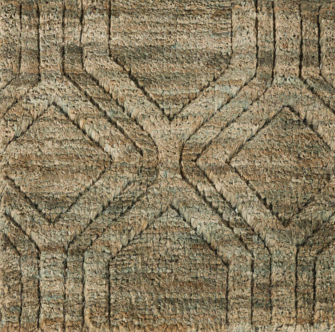 Parkville Contemporary Abstract Gray And Beige Jute Rug