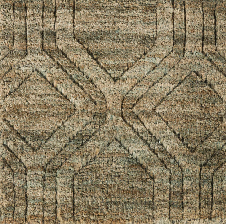 Parkville Contemporary Abstract Gray And Beige Jute Rug