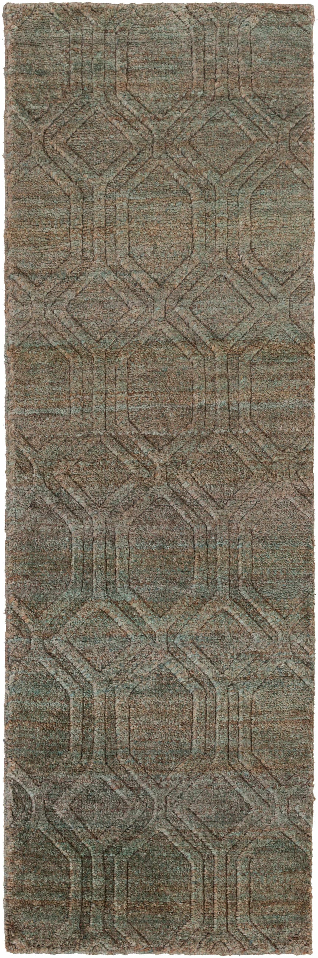Parkville Contemporary Abstract Gray And Beige Jute Rug