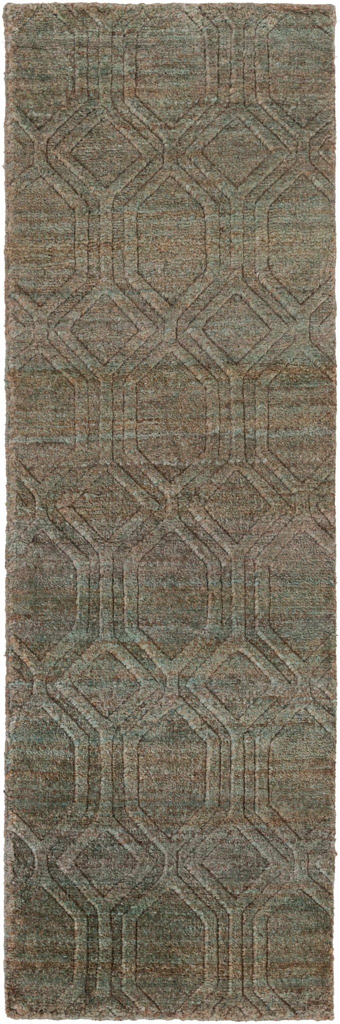 Parkville Contemporary Abstract Gray And Beige Jute Rug - The Rug Decor