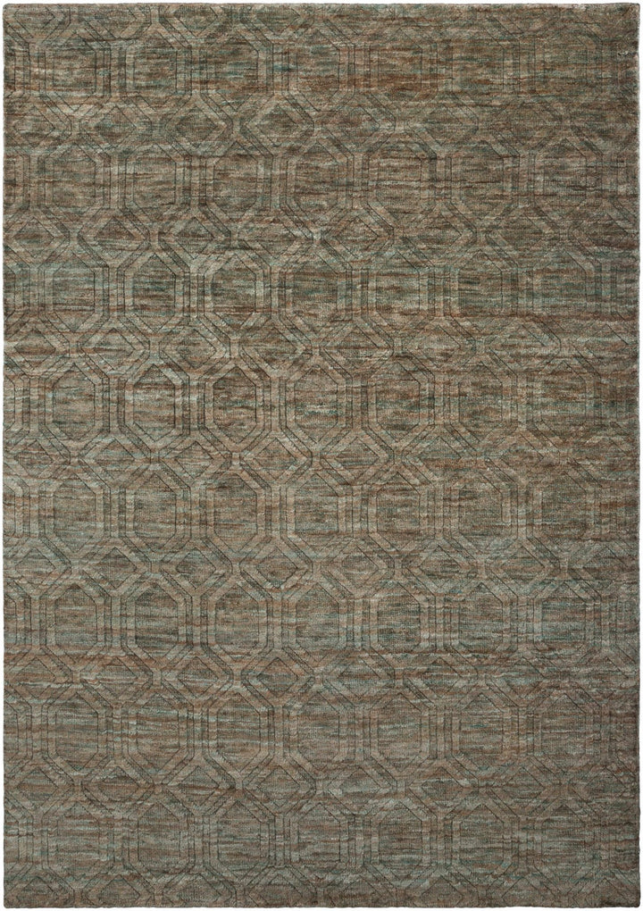 Parkville Contemporary Abstract Gray And Beige Jute Rug - The Rug Decor