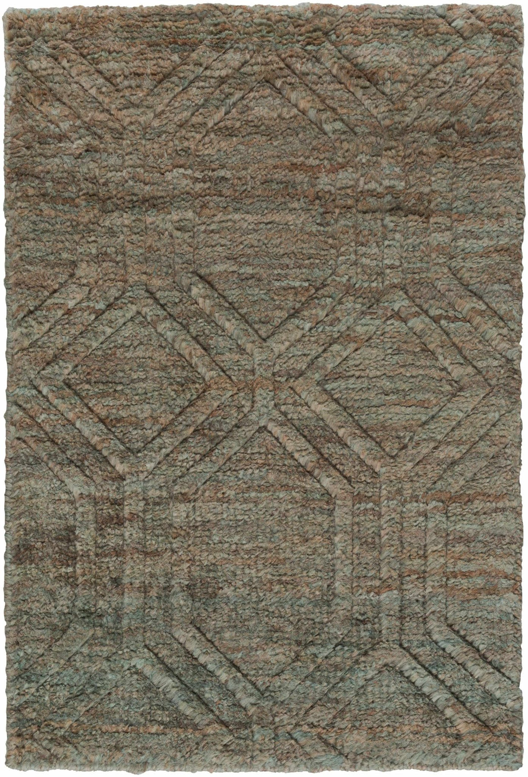 Parkville Contemporary Abstract Gray And Beige Jute Rug - The Rug Decor