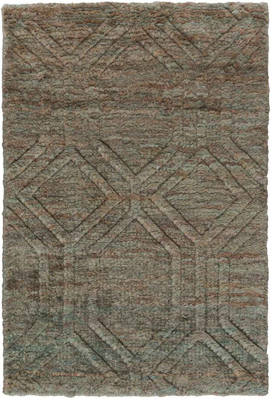 Parkville Contemporary Abstract Gray And Beige Jute Rug - The Rug Decor