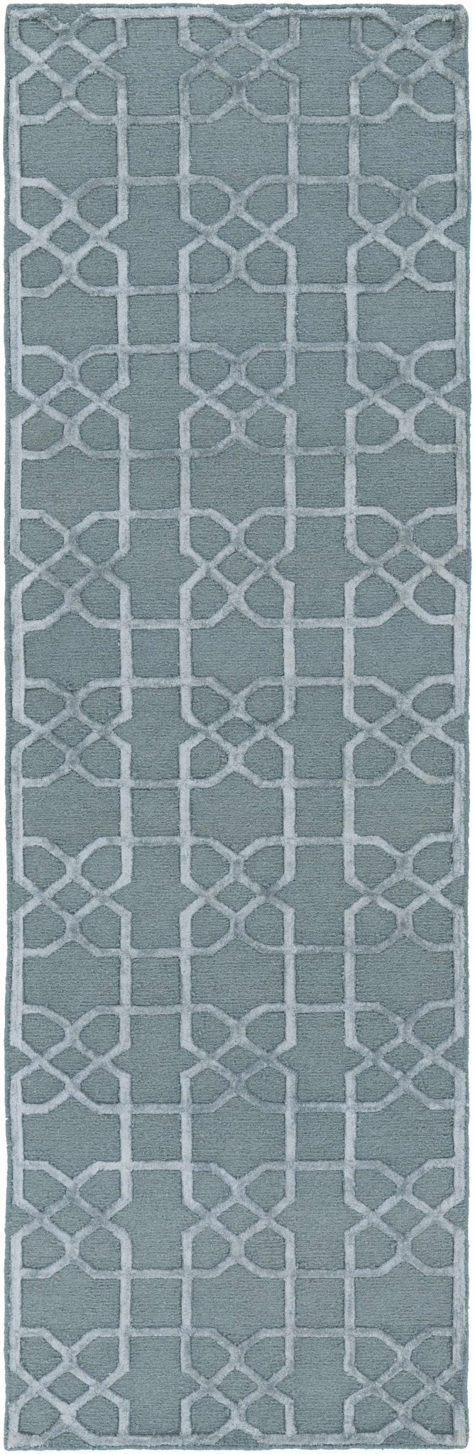 Paskenta Geometrical Gray Sage Area Rug - The Rug Decor