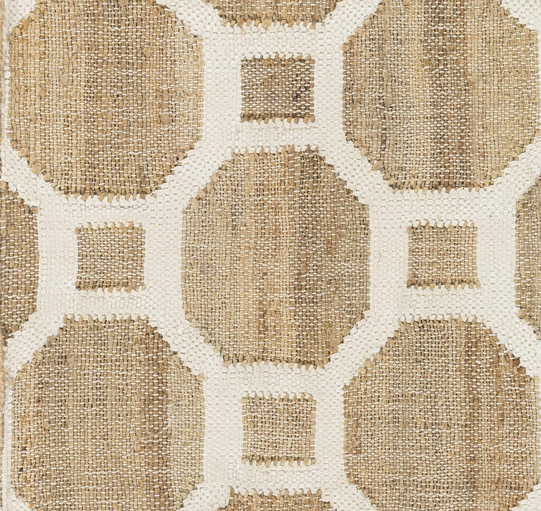 Pattersonvle Modern Camel And Ivory Hand Woven Area Rug
