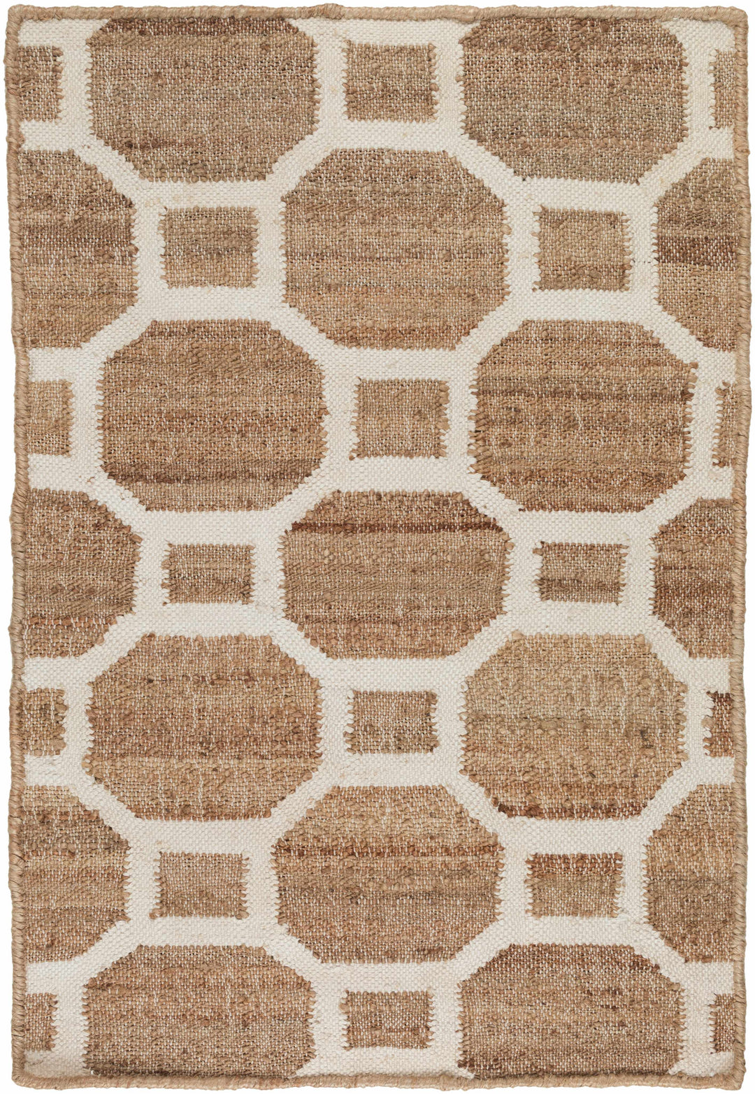 Pattersonvle Modern Camel And Ivory Hand Woven Area Rug