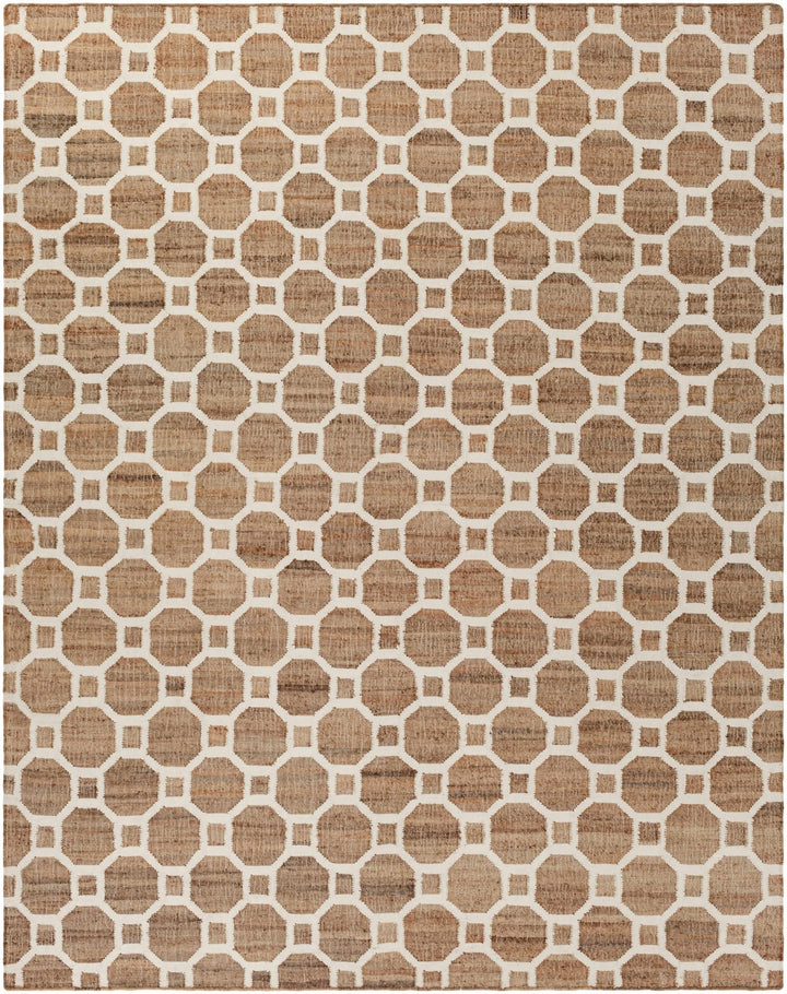 Pattersonvle Modern Camel And Ivory Hand Woven Area Rug - The Rug Decor