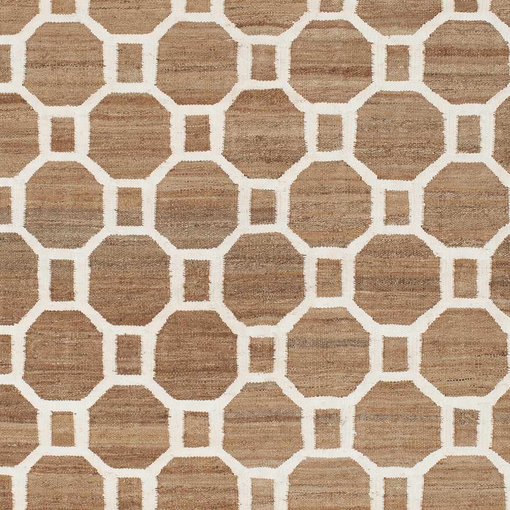 Pattersonvle Modern Camel And Ivory Hand Woven Area Rug - The Rug Decor