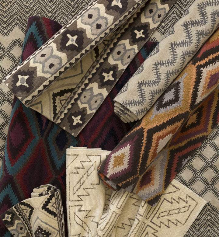 Pawhuska Modern Geometrical Design Beige Hand Knotted Area Rug - The Rug Decor