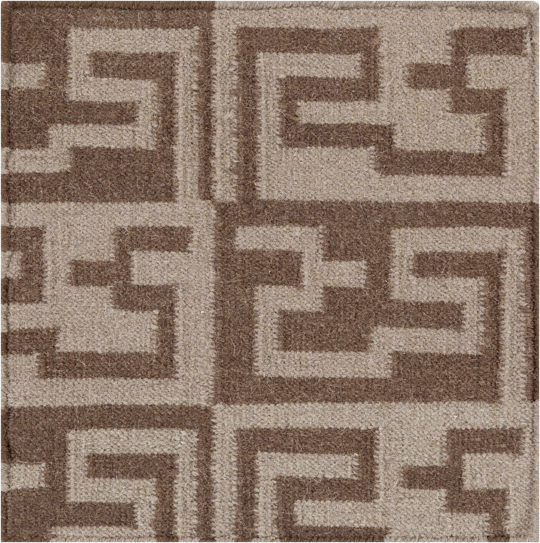 Paxville Modern Geometrical Design Brown Area Rug