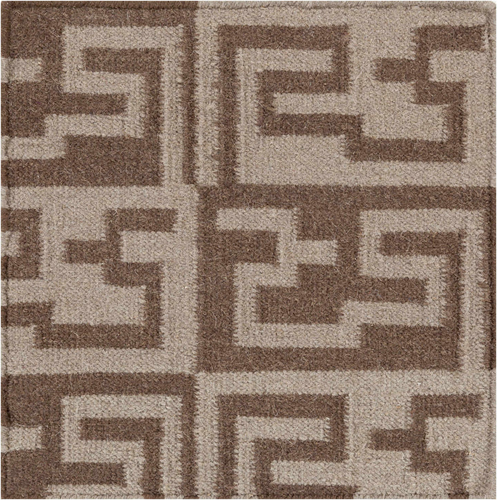 Paxville Modern Geometrical Design Brown Area Rug