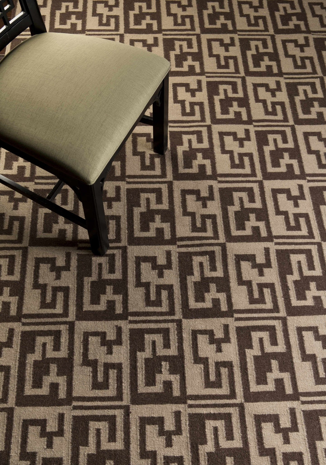 Paxville Modern Geometrical Design Brown Area Rug - The Rug Decor