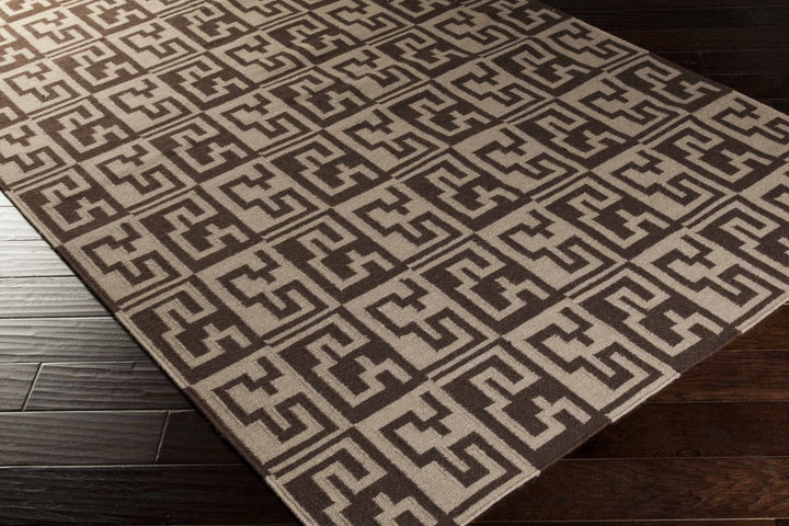 Paxville Modern Geometrical Design Brown Area Rug - The Rug Decor