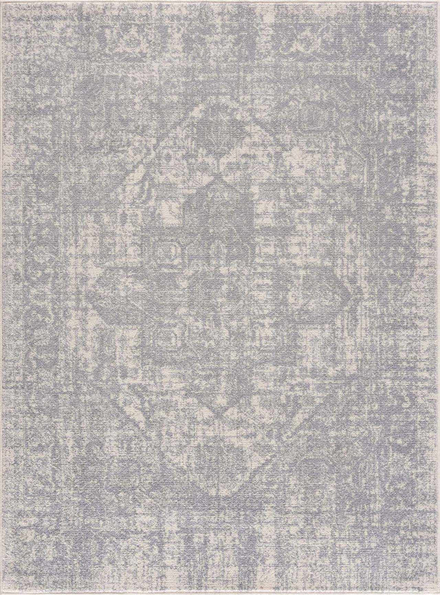 Peeta Gray And Beige Traditional Style Area Rug - The Rug Decor