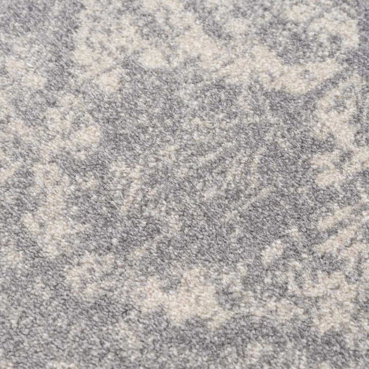 Peeta Gray And Beige Traditional Style Area Rug - The Rug Decor