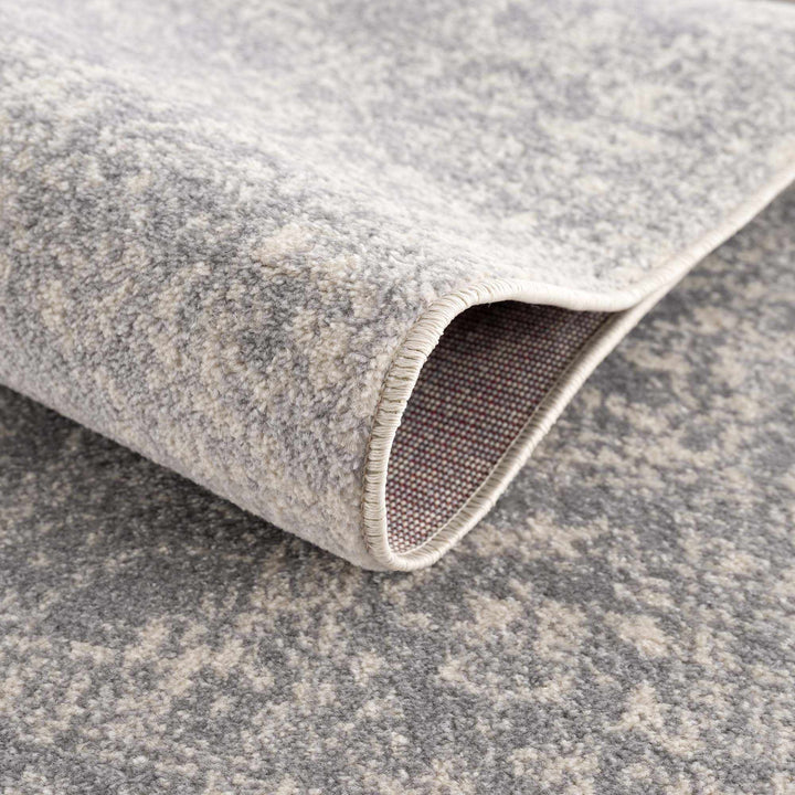 Peeta Gray And Beige Traditional Style Area Rug - The Rug Decor