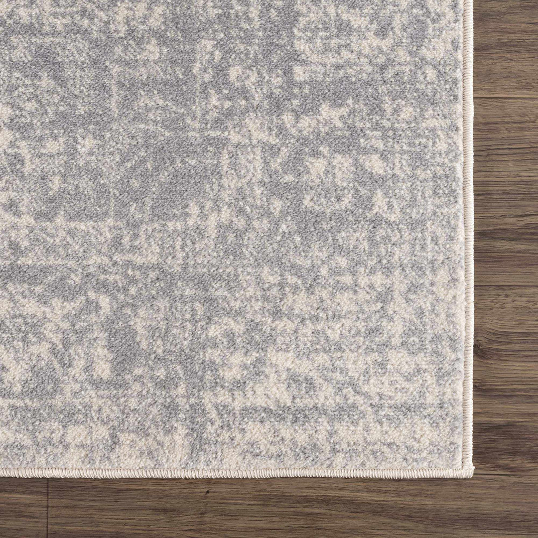Peeta Gray And Beige Traditional Style Area Rug - The Rug Decor