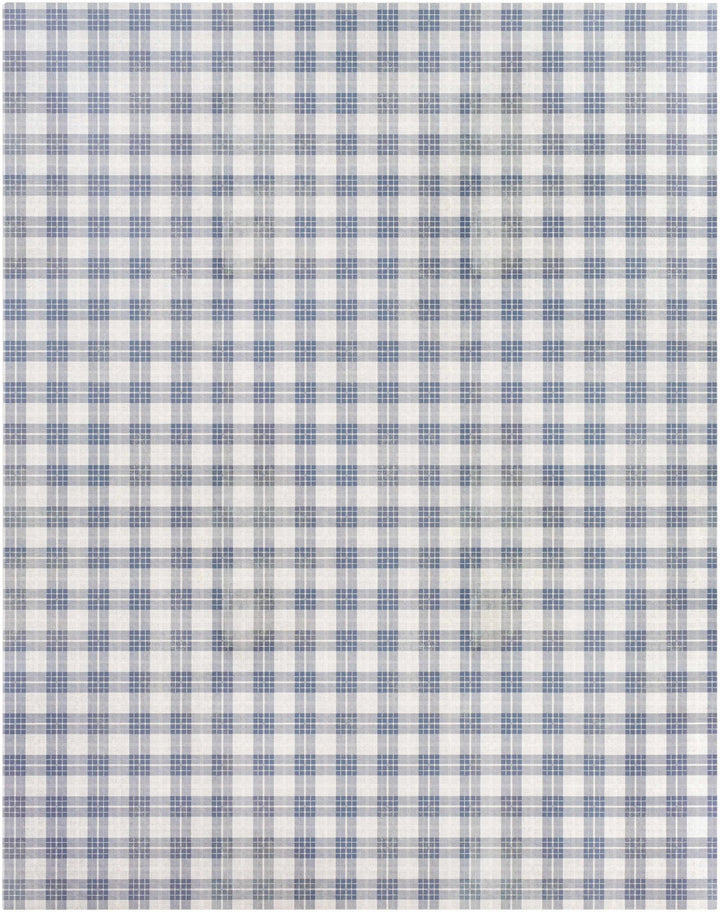Pegswood Ivory And Blue Modern Geometrical Design Area Rug - The Rug Decor