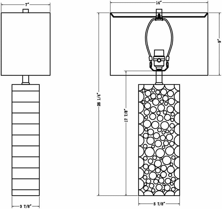Pendlebury Table Lamp - The Rug Decor
