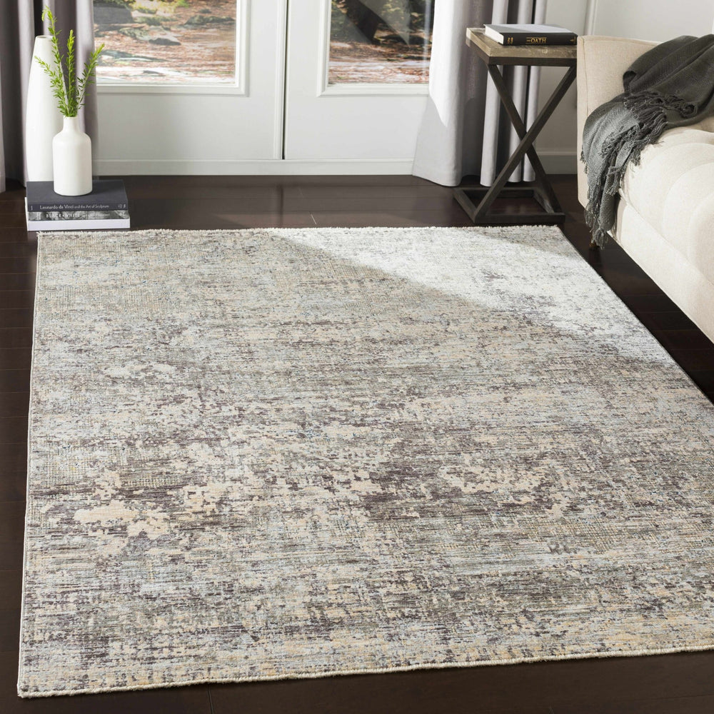 Penokee Modern Abstract Design Beige And Gray Area Rug - The Rug Decor