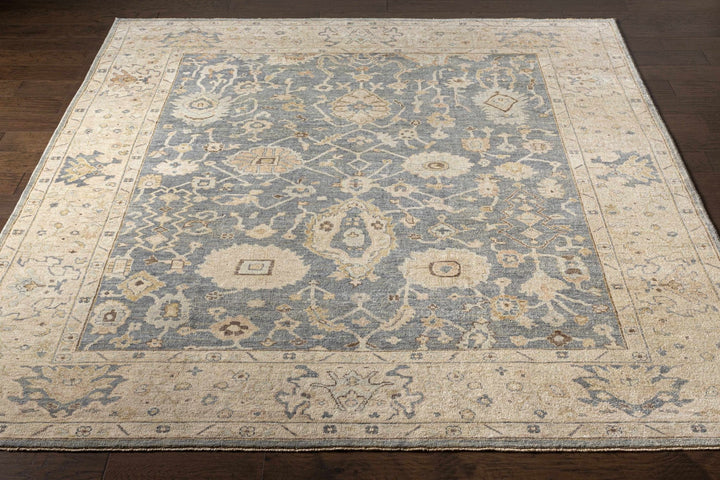 Penyffordd Traditional Oushak Design Beige And Gray Area Rug - The Rug Decor