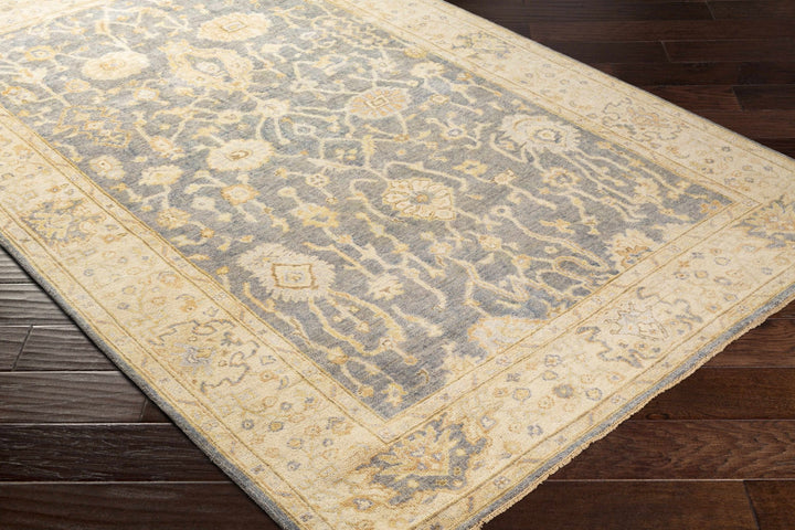 Penyffordd Traditional Oushak Design Beige And Gray Area Rug - The Rug Decor
