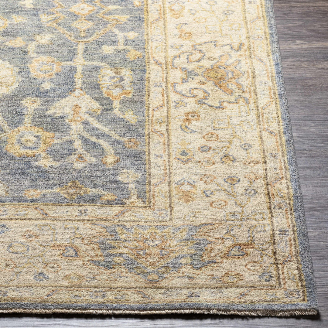 Penyffordd Traditional Oushak Design Beige And Gray Area Rug - The Rug Decor