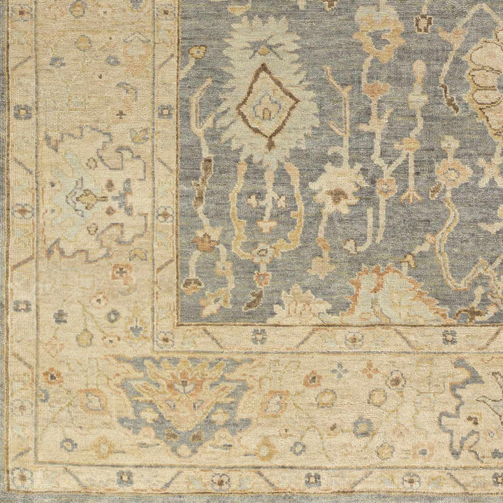 Penyffordd Traditional Oushak Design Beige And Gray Area Rug - The Rug Decor
