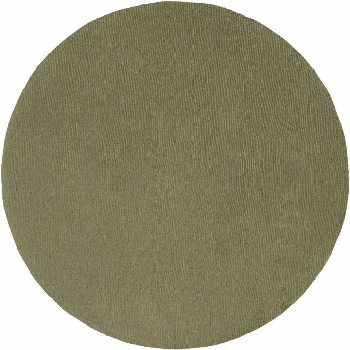 Peonia Brockton Contemporary Solid Sage Green Wool Area Rug - The Rug Decor
