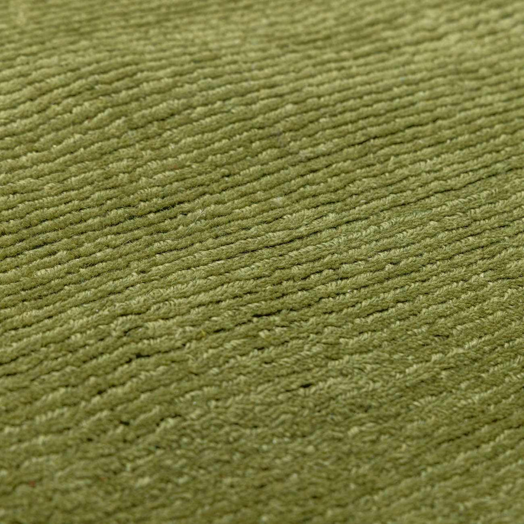 Peonia Brockton Contemporary Solid Sage Green Wool Area Rug - The Rug Decor