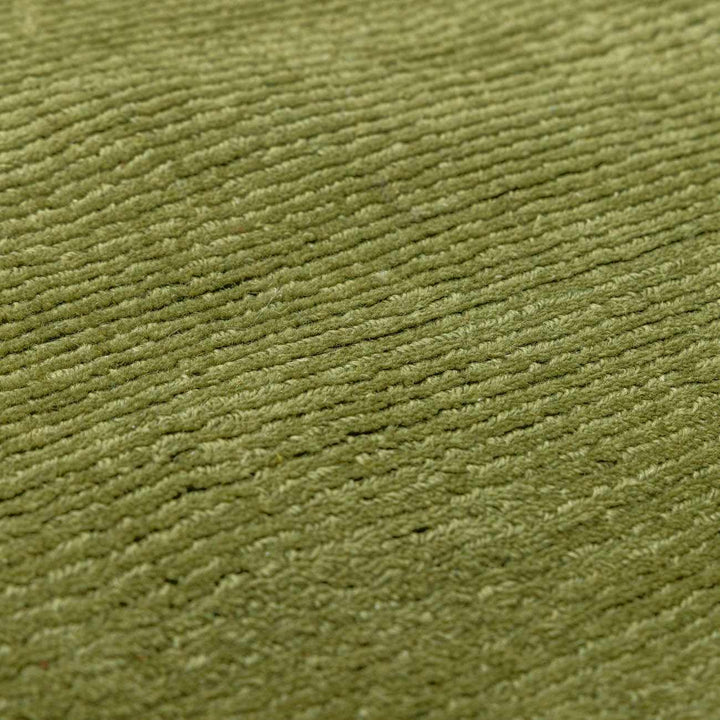 Peonia Brockton Contemporary Solid Sage Green Wool Area Rug - The Rug Decor