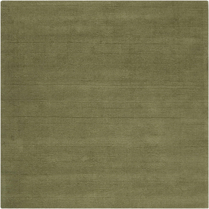 Peonia Brockton Contemporary Solid Sage Green Wool Area Rug - The Rug Decor