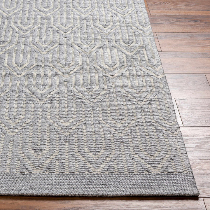 Peri Contemporary Geometrical Gray Area Rug - The Rug Decor