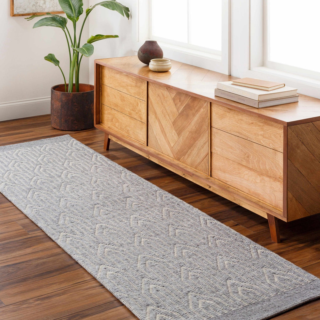 Peri Contemporary Geometrical Gray Area Rug - The Rug Decor