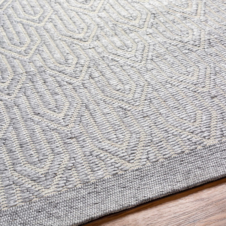 Peri Contemporary Geometrical Gray Area Rug - The Rug Decor