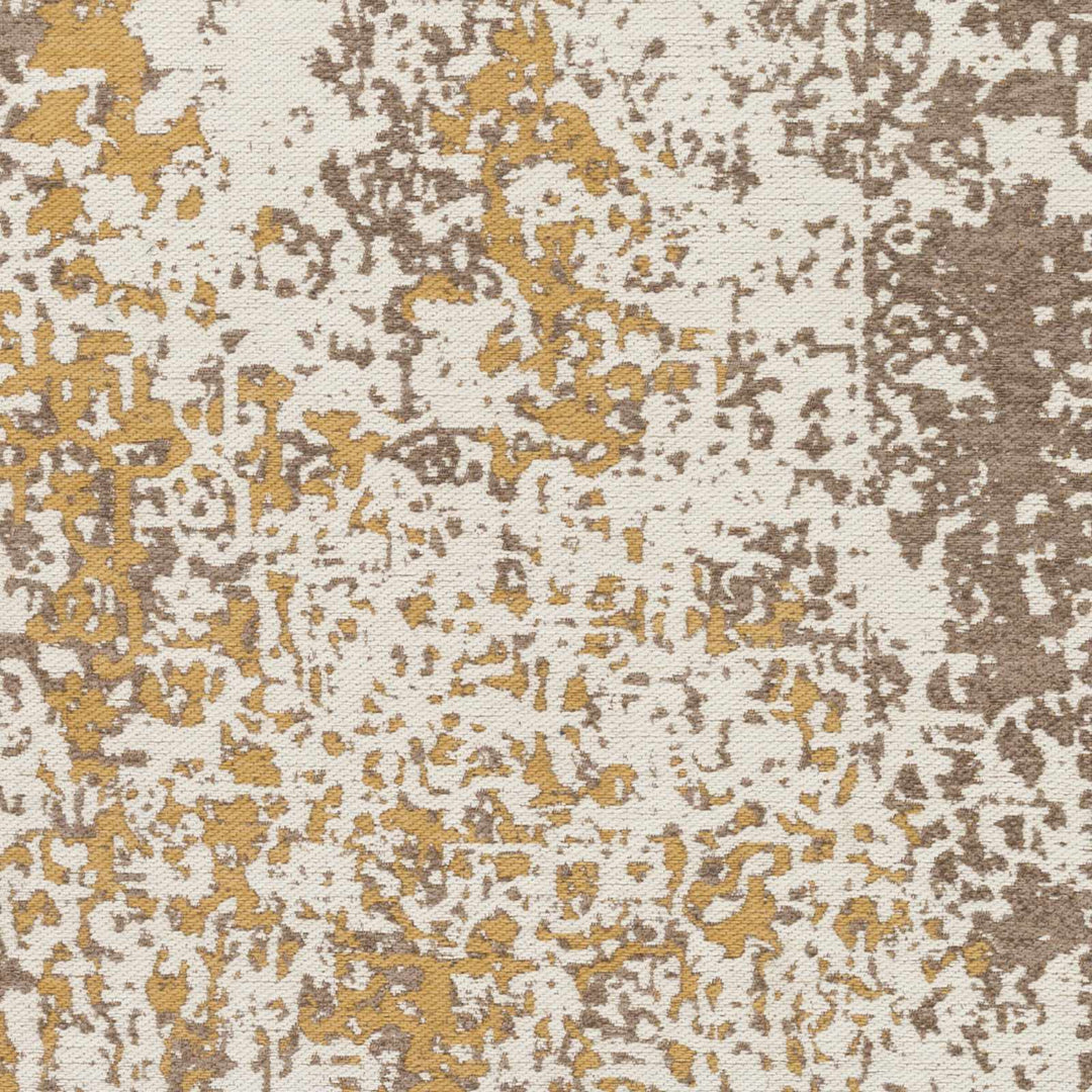 Peru Modern Abstract Beige And Mustard Area Rug - The Rug Decor