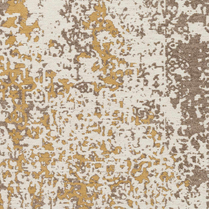 Peru Modern Abstract Beige And Mustard Area Rug - The Rug Decor