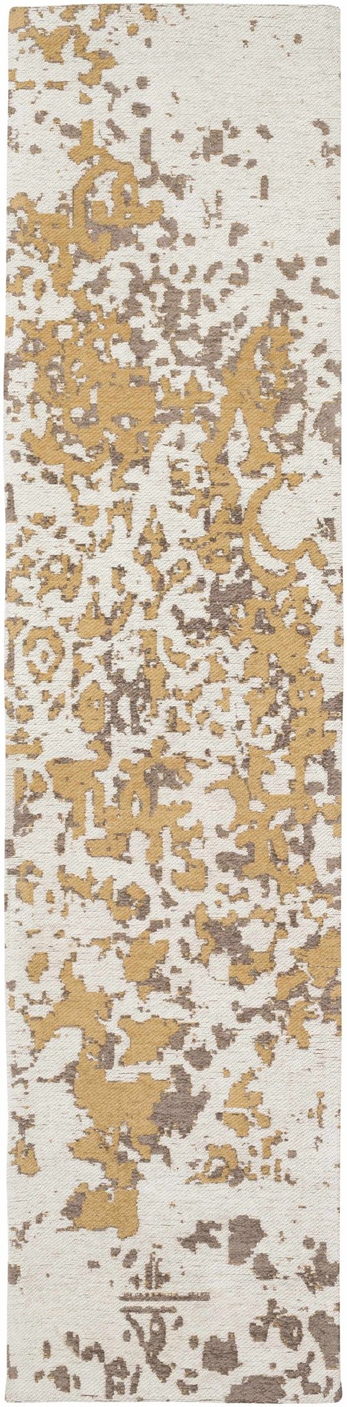 Peru Modern Abstract Beige And Mustard Area Rug - The Rug Decor