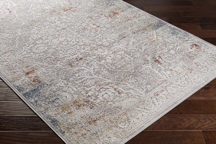 Petersburgh Gray Traditional Style Area Rug - The Rug Decor