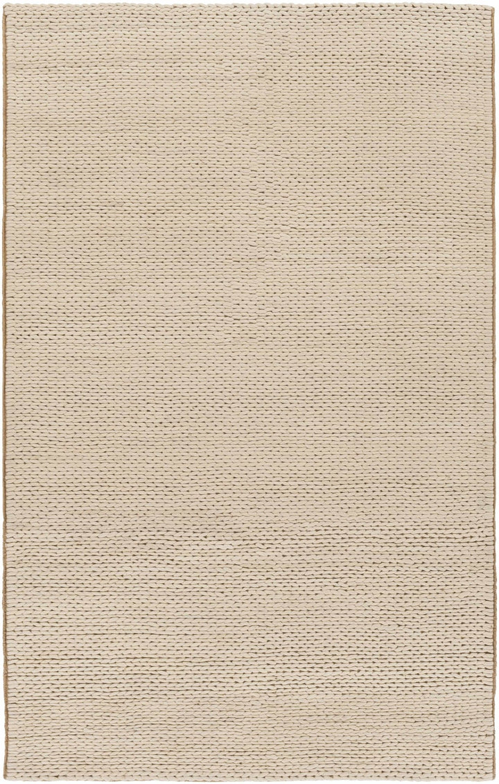 Petersfield Contemporary Style Beige Hand Woven Area Rug - The Rug Decor