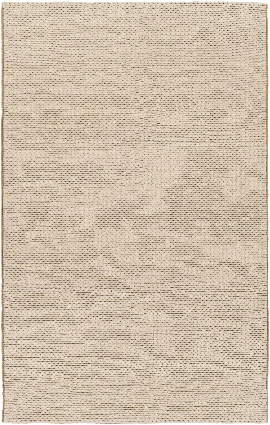 Petersfield Contemporary Style Beige Hand Woven Area Rug - The Rug Decor