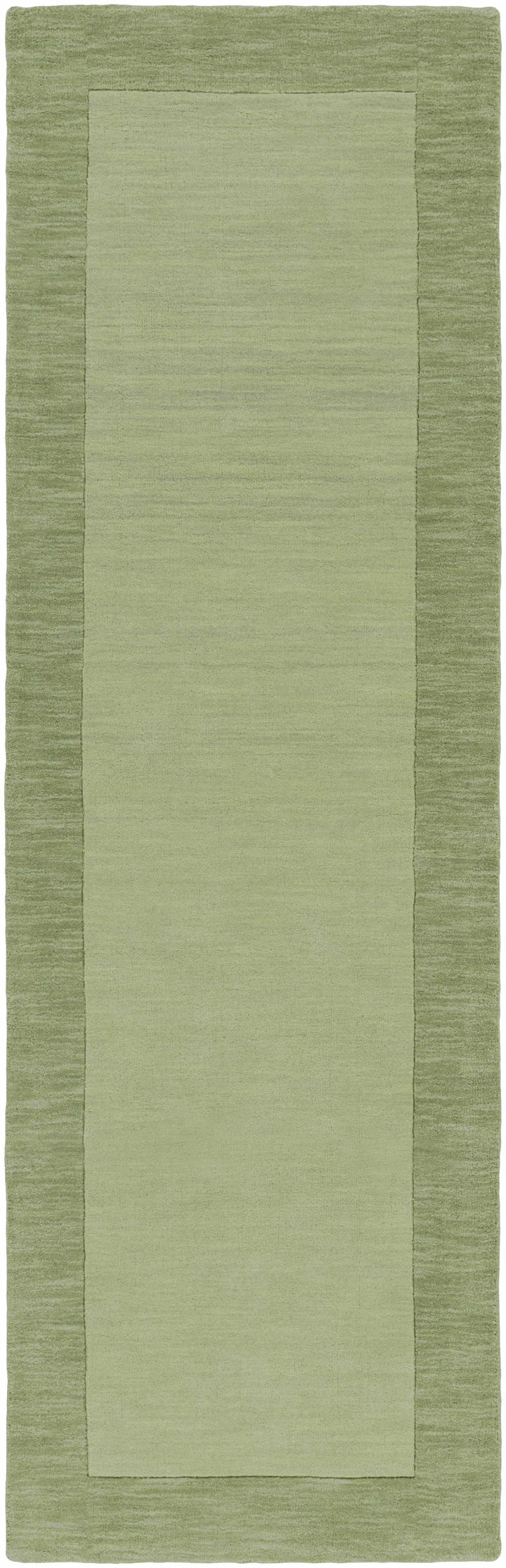 Peyton Green Modern Style Hand Loom Wool Area Rug