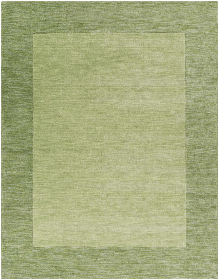 Peyton Green Modern Style Hand Loom Wool Area Rug